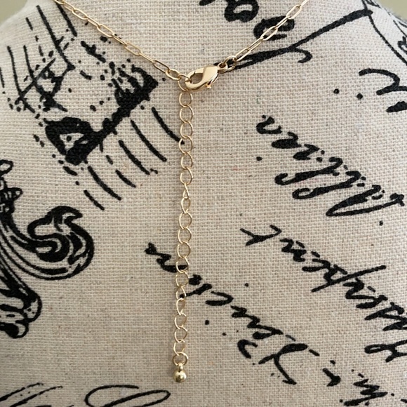 NWOT Yellow & Gold Tone Celestial Necklace - Picture 4 of 4